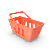 Orange Shopping Basket PNG & PSD Images