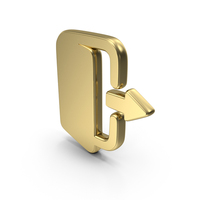 Gold Exit Room Web Symbol PNG & PSD Images
