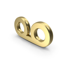 Gold Voicemail Symbol PNG & PSD Images