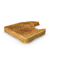 White Bitten Bread Toast PNG & PSD Images
