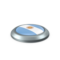 Argentina Round Button Flag PNG & PSD Images