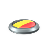 Belgium Round Button Flag PNG & PSD Images