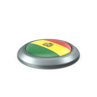 Bolivia Round Button Flag PNG & PSD Images