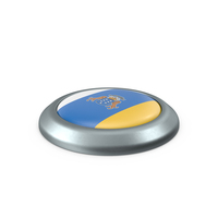 Canary Islands Round Button Flag PNG & PSD Images