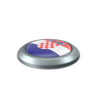 Croatia Round Button Flag PNG & PSD Images