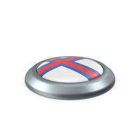 Faroe Islands Round Button Flag PNG & PSD Images