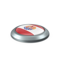 French Polynesia Round Button Flag PNG & PSD Images