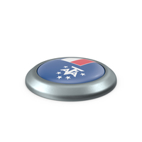 French Southern and Antarctic Lands Round Button Flag PNG & PSD Images