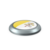 Holy See Round Button Flag PNG & PSD Images