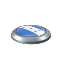 Honduras Round Button Flag PNG & PSD Images
