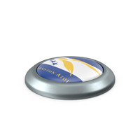 Johnston Atoll Round Button Flag PNG & PSD Images