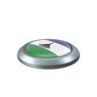 Lesotho Round Button Flag PNG & PSD Images