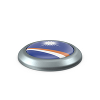 Marshall Islands Round Button Flag PNG & PSD Images