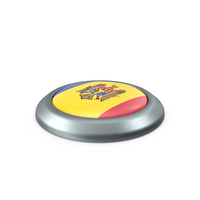 Moldova Round Button Flag PNG & PSD Images