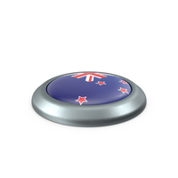 New Zealand Round Button Flag PNG & PSD Images