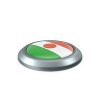 Niger Round Button Flag PNG & PSD Images
