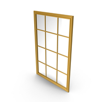 Gold Grid Mirror PNG & PSD Images