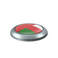 Oman Round Button Flag PNG & PSD Images