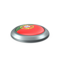 Portugal Round Button Flag PNG & PSD Images