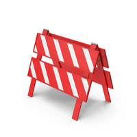 Red Road Barrier PNG & PSD Images