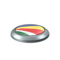 Seychelles Round Button Flag PNG & PSD Images