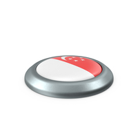 Singapore Round Button Flag PNG & PSD Images
