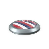 Hawaii Round Button Flag PNG & PSD Images