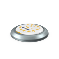 Rhode Island Round Button Flag PNG & PSD Images