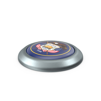 Utah Round Button Flag PNG & PSD Images