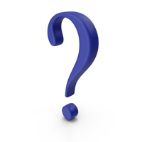 Question Mark Blue PNG & PSD Images