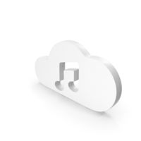 Cloud Music Web Icon PNG & PSD Images