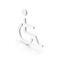 Disabled Handicap Man Symbol PNG & PSD Images
