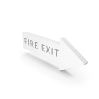 Fire Exit Arrow PNG & PSD Images