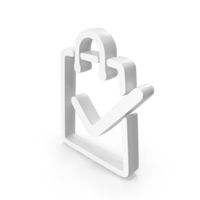 Shopping Basket Tick Accept PNG & PSD Images