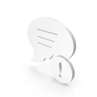 Speech Bubble Warning Exclamation Logo PNG & PSD Images