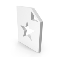 White Favorite Star Page Web Icon PNG & PSD Images