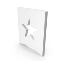 White Star Favorite Tag Symbol PNG & PSD Images