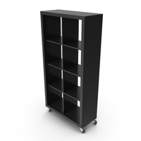 Mobile Bookcase Black PNG & PSD Images