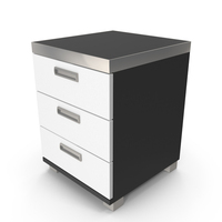 Small Bedside Table Black And White PNG & PSD Images