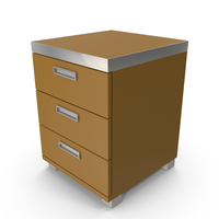 Small Bedside Table Brown PNG & PSD Images
