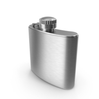 Stainless Steel Hip Flask PNG & PSD Images