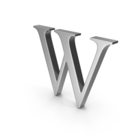 W Chrome PNG & PSD Images