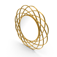 Gold Atom Mirror PNG & PSD Images
