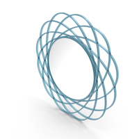 Blue Atom Mirror PNG & PSD Images