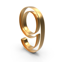 9 Gold PNG & PSD Images