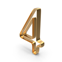 4 Gold PNG & PSD Images