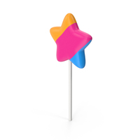 Star Lollipop Candy PNG & PSD Images