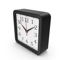 Table Clock Black PNG & PSD Images