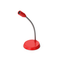 Red Computer Microphone PNG & PSD Images