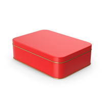 Red Tin Box Container PNG & PSD Images